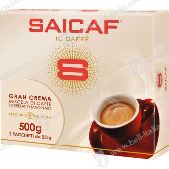 Saicaf Caffe' Gran Crema Gr.250 X Pz.2