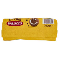 Balocco Biscotti Faccine con Cioccolato e Nocciole Gr.700