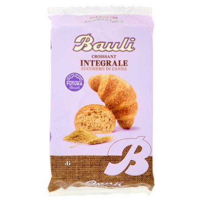 Bauli Croissant Integrale con Zucchero di Canna Pz.6 Gr.222