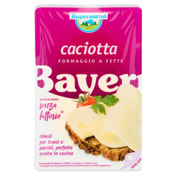 Bayernland Caciotta Fette senza Lattosio Gr.100