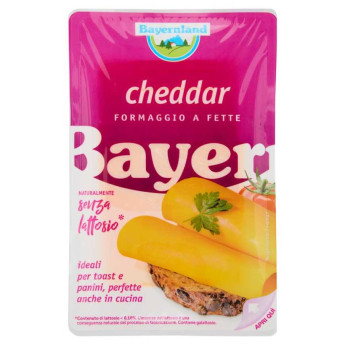 Bayernland Cheddar Fette senza Lattosio Gr.100