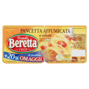 Beretta Pancetta Cubetti Affumicata Gr.75 Pz.2