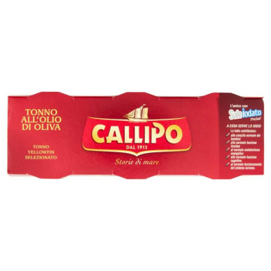 Callipo Tonno all'Olio d'Oliva in Latta Pz.3 Gr.70