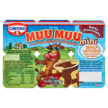 Cameo Muu Mini Cioccolato Gr.50X6