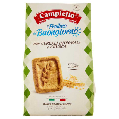 Campiello Le Dolcezze Dell'Aurora Frollini Integrali alla Crusca Gr.350