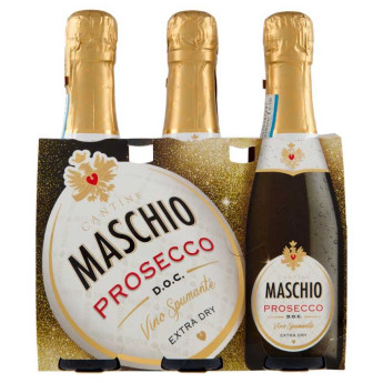 Cantine Maschio Mini Prosecco Doc Extra Dry Ml.200X3 Vol.11°
