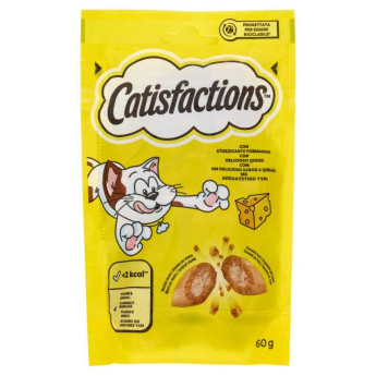 Catisfaction Formaggio Snack per Gatto Gr.60