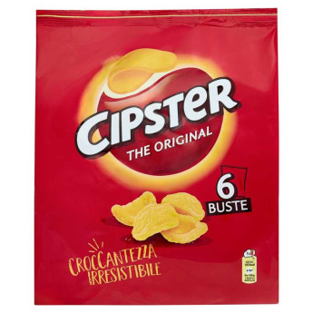 Cipster The Original Chips di Patate Multipack 6 Bustine Gr.132