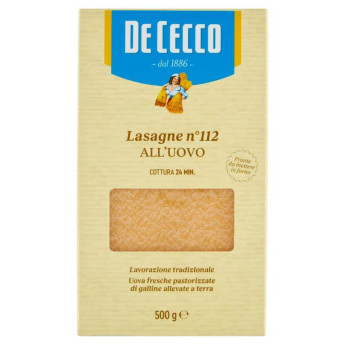 De Cecco Lasagne all'Uovo N°112 Gr.500