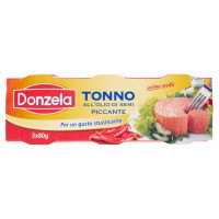 Donzela Tonno Piccante Semi di Girasole Gr.80 Pz.3