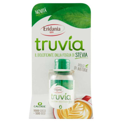 Eridania Dolcificante Liquido Truvia Estratto dalla Foglia di Stevia in Bottiglietta Ml.50