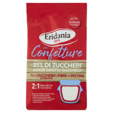 Eridania Zucchero Tropical e Stevia Gr.500