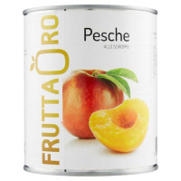 Frutta Oro Pesche Sciroppate Latta Ml.850