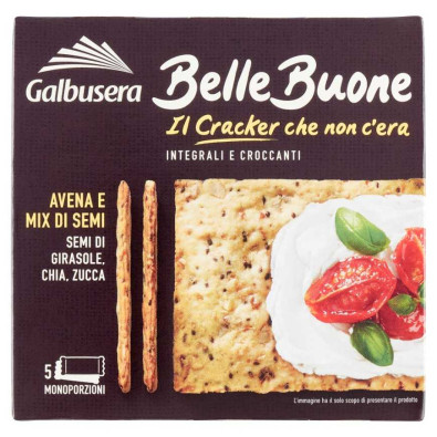 Galbusera Belle Buone Crackers Avena e Mix di Semi Gr.200