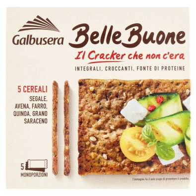 Galbusera Belle Buone Crackers ai 5 Cereali Gr.200