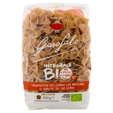 Garofalo Integrale Biologica Farfalle N°5-78 Gr.500