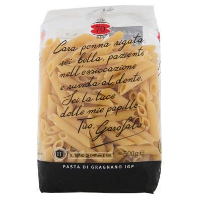 Garofalo Penne Ziti Rigati N°70 Gr.500