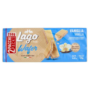 Gastone Lago Wafers alla Vaniglia Gr.125 Pz.2
