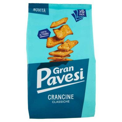 Gran Pavesi Crancine Classiche Snack Cotte al Forno Pz.6 Gr.180