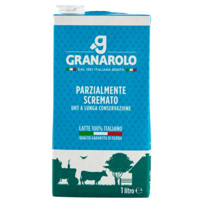 Granarolo Latte Uht Parzialmente Scremato 100% Italiano Lt.1