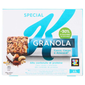 Kellogg's Special K Barrette Protein Cacao Gr.28 Pz.4