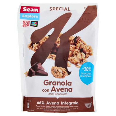 Kellogg's Special K Granola con Avena e Dark Chocolate Gr.320