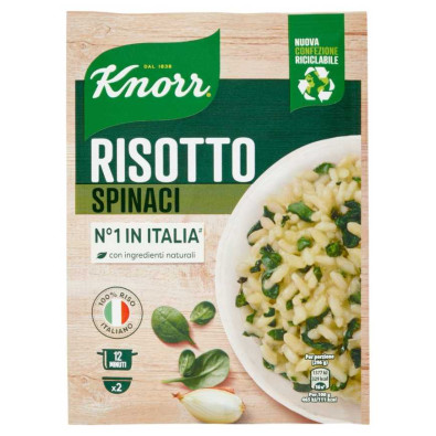 Knorr Risotteria Risotto Spinaci Piu’ Cremoso Gr.175
