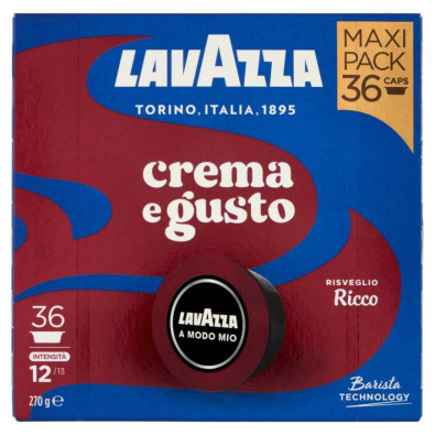 Lavazza A Modo Mio Capsule Caffè Crema e Gusto Ricco Pz.36 Gr.270