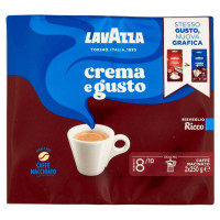 Lavazza Caffè Crema e Gusto Ricco Pz.2 x Gr.250