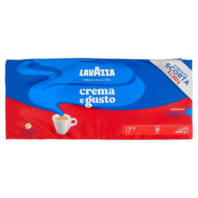 Lavazza Caffè Crema e Gusto Classico Pz.4 x Gr.250