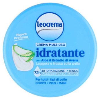 Leocrema Crema Multiuso Idratante con Aloe & Estratto di Avena Ml.200