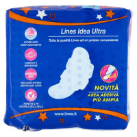 Lines Idea Ultra Notte Assorbenti con Ali Pz.8