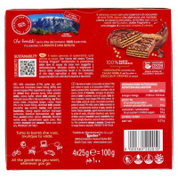 Loacker Choco & Cereals Barrette di Wafer e Cioccolato al Latte con Crema al Cioccolato Pz.4 Gr.25