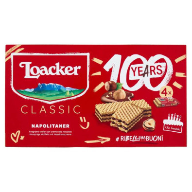 Loacker Wafer Napolitaner Gr.45 Pz.4