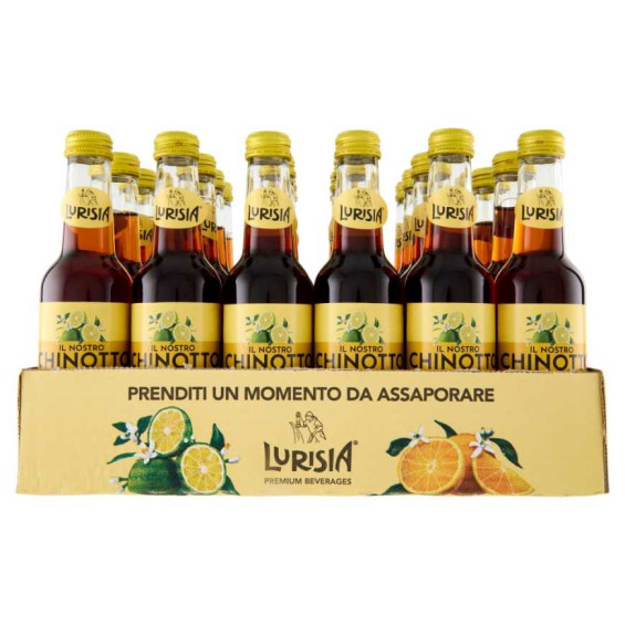 Lurisia il Nostro Chinotto in Bottiglia di Vetro Ml.275x4