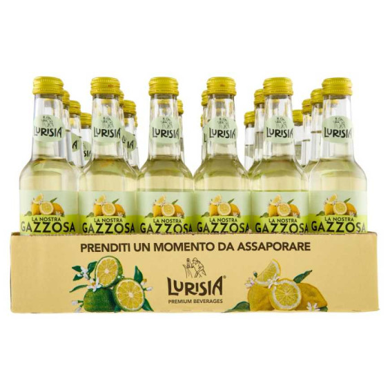 Lurisia la Nostra Gazzosa in Bottiglia di Vetro Ml.275x4