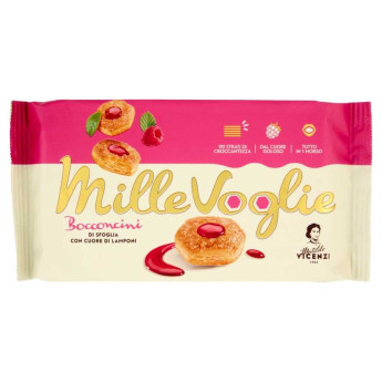 Matilde Vicenzi Bocconcini con Cuore di Lamponi Gr.90
