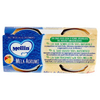 Mellin Omogeneizzato Mela e Arancia Gr.100X2