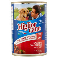 Miglior Cane Bocconi con Manzo Gr.405