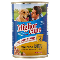 Miglior Cane Bocconi con Pollo e Tacchino Gr.405