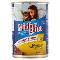 Miglior Gatto Bocconcini al Coniglio Gr.405