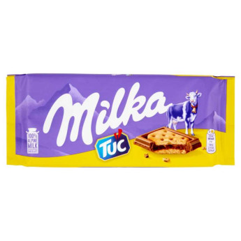 Milka Tavoletta di Cioccolato con Tuc Gr.87