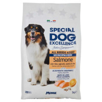 Monge Special Dog Excellence All Breeds Monoproteic con Salmone Kg,3