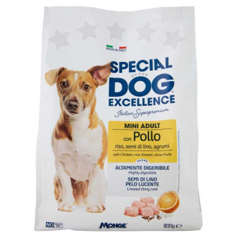 Monge Special Dog Excellence Mini Adult con Pollo Gr.800