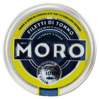 Moro Tonno Olio Oliva in Vaso Vetro Gr.190