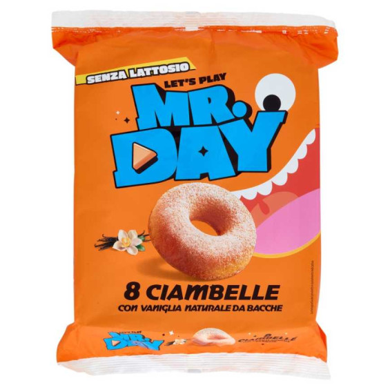 Mr.Day Ciambelle alla Vaniglia Pz.8 Gr.320