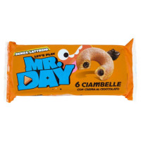 Mr.Day Ciambelle con Crema al Cioccolato Pz.6 Gr.300
