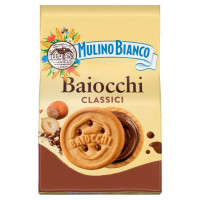 Mulino Bianco Baiocchi Biscotti con Crema alla Nocciola Gr.260