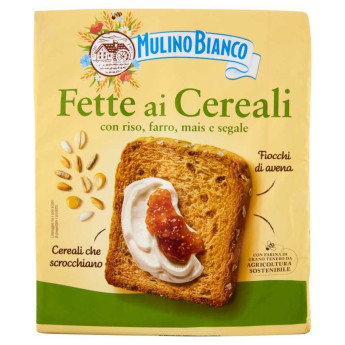 Mulino Bianco Fette Biscottate ai Cereali Pz.40 Gr.315