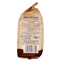 Mulino Bianco Mini Fette Biscottate Integrali con Cioccolato Fondente Gr.110